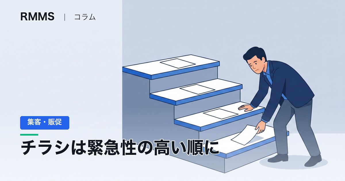 年末の折込チラシに何を書くか。訴求を緊急性の高い順に並べると、毎年迷わなくなります